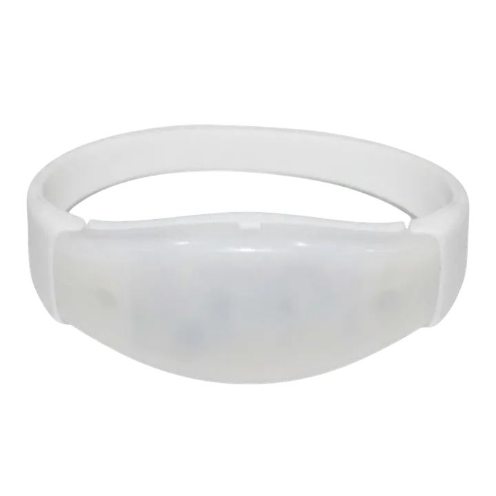 Pulseira LED com efeito RGB que cicla todas as cores